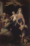 Pompeo Batoni Holy Family, St. Isa and white St. John the Baptist china oil painting artist
